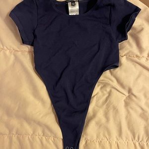 navy blue one piece bodysuit